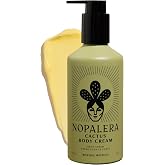 Nopalera Cactus Body Cream | Deeply Nourishing | Bosque M&iacute;stico | 8oz | Deeply Nourishing Body Moisturizer | Prickly Pear with Vitamins E &amp; K | Bosque M&iacute;stico Scent | Aluminum Bottle