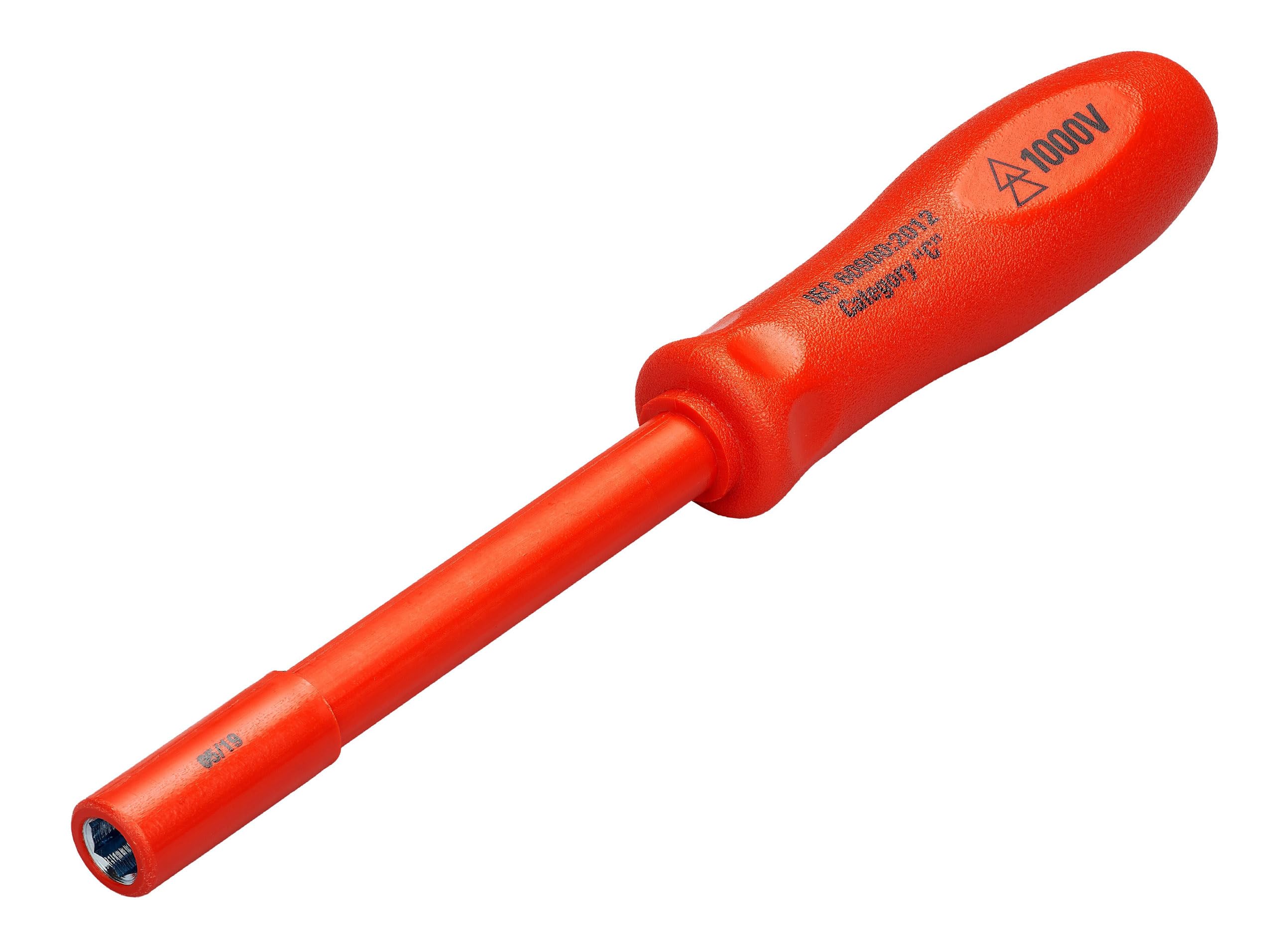 ITL Insulated Tools 2BA Nut Spinner – 150mm Stud Clearance - VDE Certified - Chrome Vanadium Shaft - Ergonomic Non-Slip Grip - Safe for Live Electrical Work