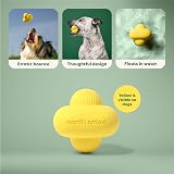 Earth Rated Dog Ball Interactive Fetch Toy Medium Yellow view 2