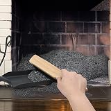BRIAN & DANY Ash Bucket 5L with Lid Shovel Hand Broom Fireplace Kit view 7