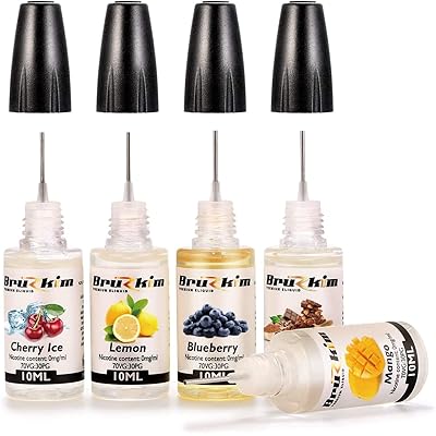 BruRkim,5pcs,5x10ml for E-Liquids E-Juice Vape Turkey