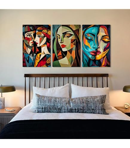 ZENDA Pablo Picasso Wall Art Picasso Guernica Pittura Avvolta Tela Arte per Camera da Letto Soggiorno Decorazione Pronto da Appendere