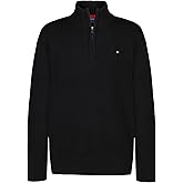 Tommy Hilfiger Boys Long Sleeve Quarter Zip Sweater