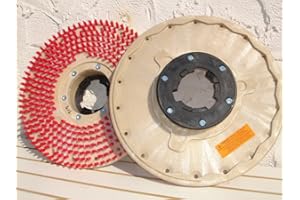 GUNN BRUSH CO. 16" Pad Driver to fit 17" Model Floor Machine Buffer/Polisher/Scrubber. Comes with Riser and NP-9200 clutchplate Installed.