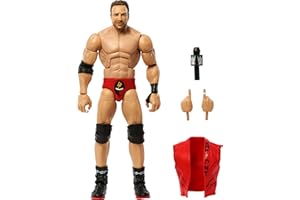 Mattel WWE Elite Collection Top Picks Action Figure & Accessories Set, LA Knight 6-inch Collectible with Swappable Hands, Ring Gear & 25 Articulation Points