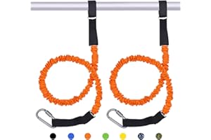 VNVM Kayak Paddle Leash, Paddle Leash Lightweight Coiled Kayak Rod Leashes for SUP Kayaking Canoing Fishing Boating