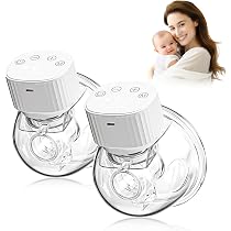 Amazon.com: Double Wearable Breast Pump,Electric Hands-Free Breast ...