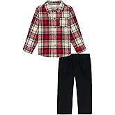 Calvin Klein baby-boys 2 Pc Woven Woven Pant Set