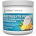 Dr. Berg Zero Sugar Hydration Keto Electrolyte Powder - Enhanced w/ 1000 mg of Potassium & Real Pink Himalayan Salt (NOT Table Salt) - Tropical Coconut, Pineapple & Orange Drink Supplement 50 Servings