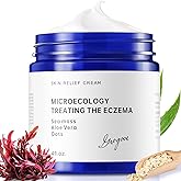 Crogooe Natural Soothing Eczema Cream With Sea Moss Aloe Vera Oats for Multiple Skin Types Comfort Moisture Hydrate Eczema Cream for Dry Skin 4FL Oz