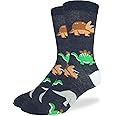 Good Luck Sock Men's Dinosaur Socks, Adult