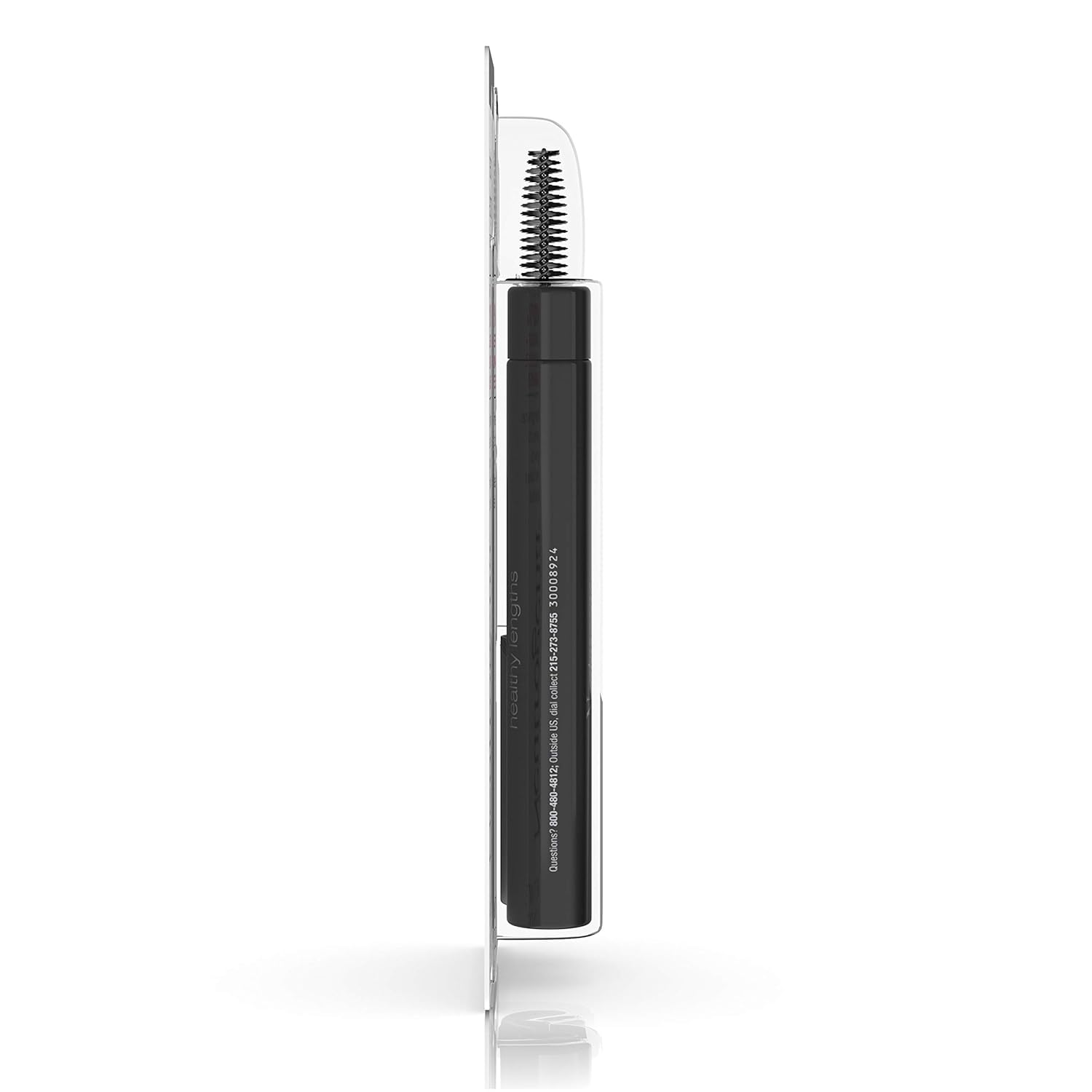 Neutrogena Healthy Lengths Mascara for Stronger, Longer Lashes, Clump-, Smudge- and Flake-Free Mascara with Olive Oil, Vitamin E and Rice Protein, Black 02, .21 oz : Beauty Products : Beauty