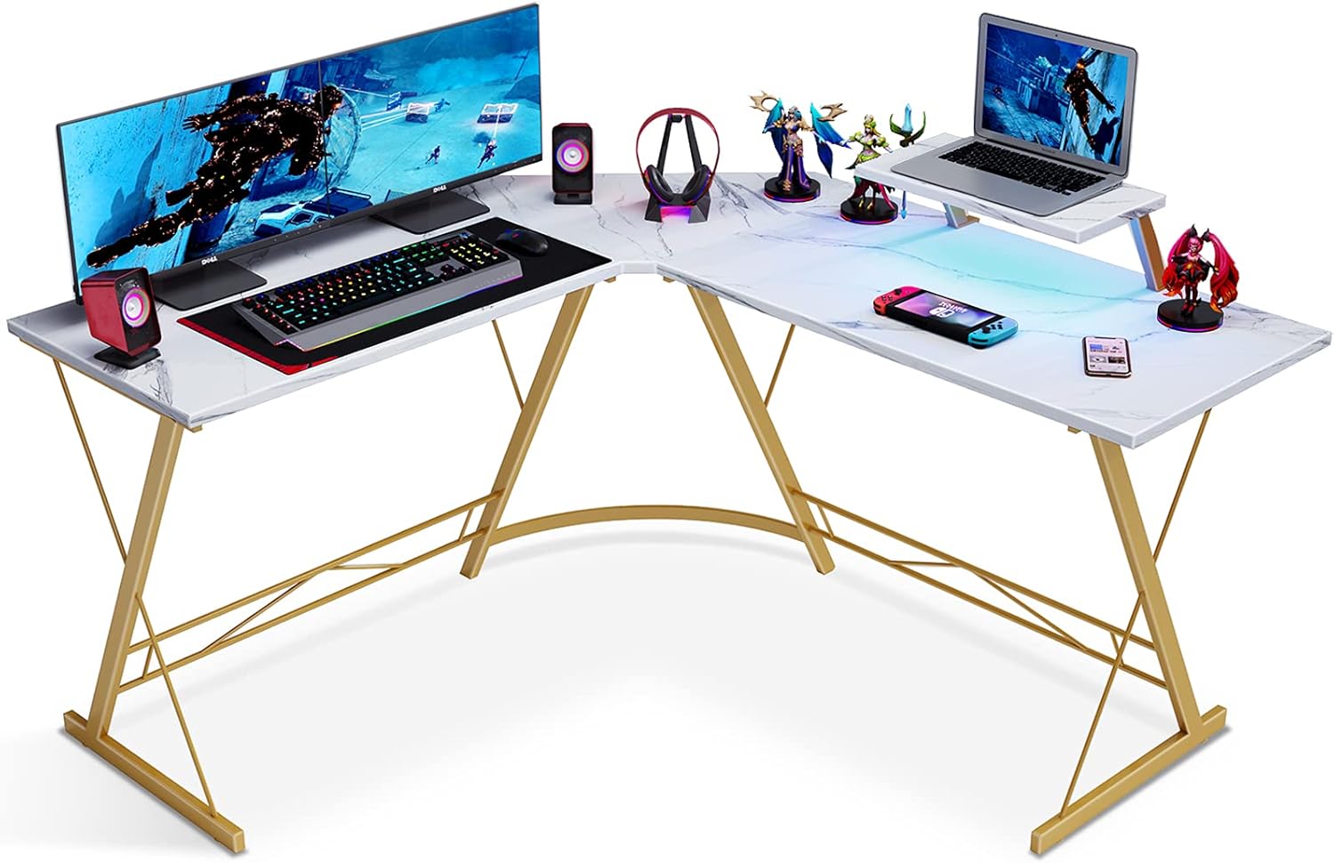 Coleshome L Shaped Desk, 51