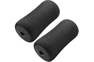 RSFCWS Foot Foam Pads Rollers Replacement Set for Home, Weight Bench Foam Pad Replacement for Inversion Table Leg Tube, Foot Foam Roller Pads for Sit Ups,Leg Curl Attachment/Extension and Roman Chair