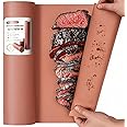 PerkHomy 18" x 200' (2400") Pink Butcher Paper Roll for Smoker BBQ Grilling Smoking Meat Unbleached Uncoated Unwaxed Peach (P