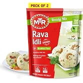 MTR Instant Idli Rava Mix - Ready-to-Cook Authentic Indian Rava Idli Meal for Quick Breakfast, Lunch, Dinner and Snack Recipe, No Added Preservatives, Easy South Indian Batter Style - 500g, Pack of 2