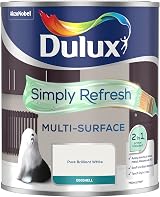 Dulux Simply Refresh Multi Surface Paint Pure Brilliant White 750ML 2 in 1 view 2