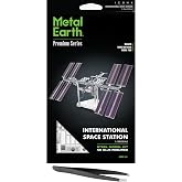 Metal Earth Fascinations Premium Series International Space Station 3D Metal Model Kit Bundle with Tweezers
