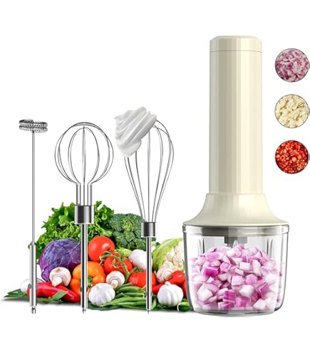 Compact Mini Mixer ブレンダー Amazon.com: Deluxe Cordless Mini Mixer Blender Whipper Whisk