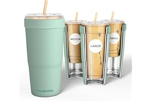 FROST BUDDY Frostbuddy | To Go Buddy - 30 oz Stainless Steel Vacuum Insulated Tumbler Cup - thermal cups for hot and cold drinks - stainless steel Tumbler Dunkin Cup (30oz To-Go Buddy | Sage Green)
