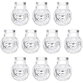 HARFINGTON 10pcs Plastic Cord Lock Single Hole Spring Toggle Stopper Fasteners Elastic Cord Adjuster Slider for Drawstrings Paracord Shoelaces Clothing Luggage Backpack Camping, Clear