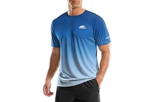 G GRADUAL Men's UPF 50+ Sun Protection Dry Fit Workout T-Shirts Rash Guard Swim Shirts Moisture Wicking Tee for Athletic, Beach, Hiking