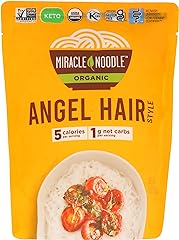 MIRACLE NOODLE Organic Plant Based Angel Hair Noodles, 7 OZ