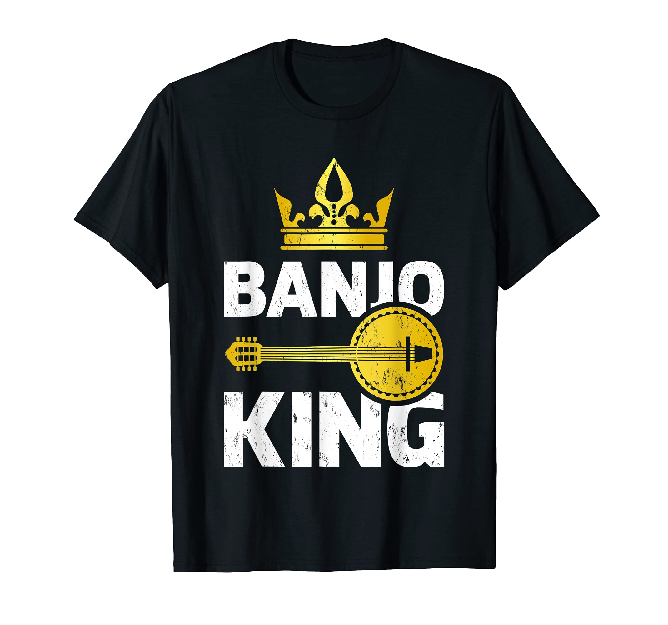 Funny Banjo Music Lover Banjo King T-Shirt
