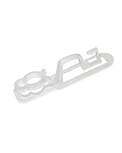HLO Lighting Omni All-In-One Christmas Light Clips | Hang C9 or C7 Light Strings From Rain Gutters or Shingles | Pack of 100 Clips