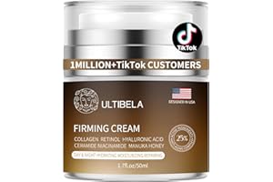 ULTIBELA Tighten and Lift Neck Cream, Deep Hydration Neck Firming Cream with Collagen & Honey Anti-Aging & Wrinkle Moisturize
