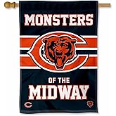 Chicago Bears Monsters of the Midway Double Sided Banner Flag