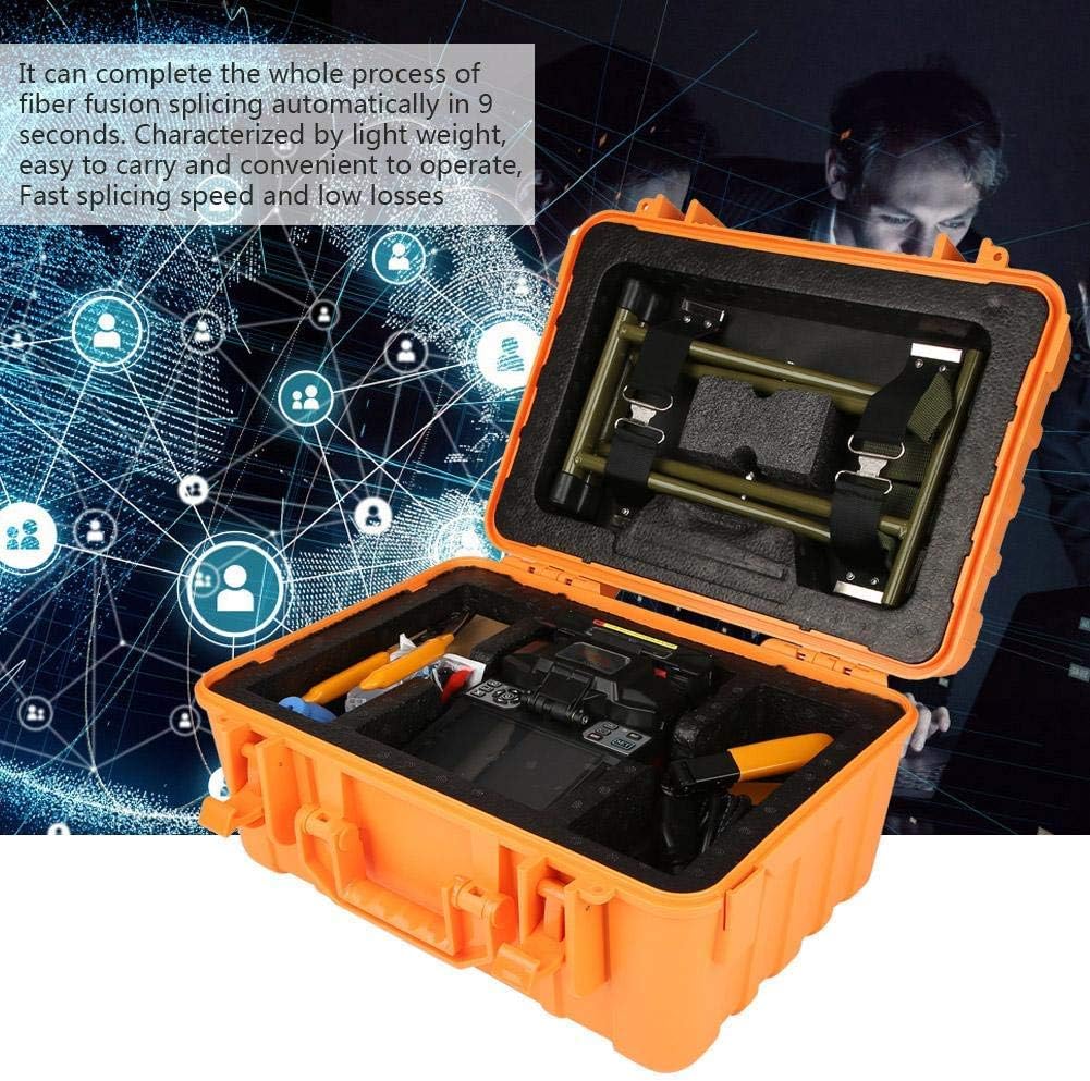 Empalmador de fusión de fibra óptica