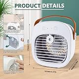 ConBlom Portable Air Cooler 2 in 1 Mini Personal Air Conditioner Humidifier view 2