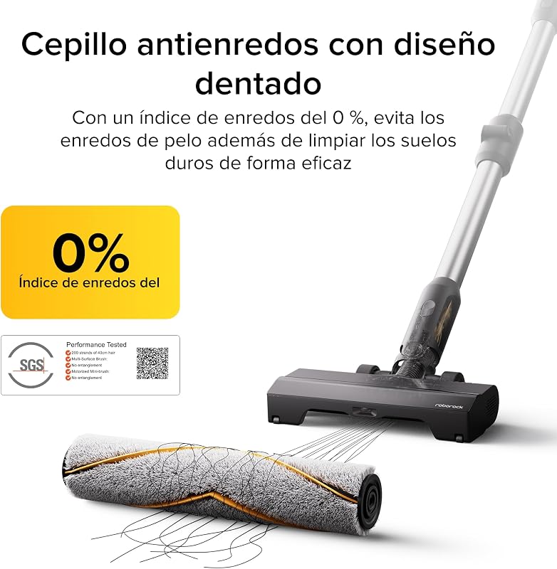 H60 Ultra Aspiradora Sin Cable, Succión 210AW, Autonomía 90 min