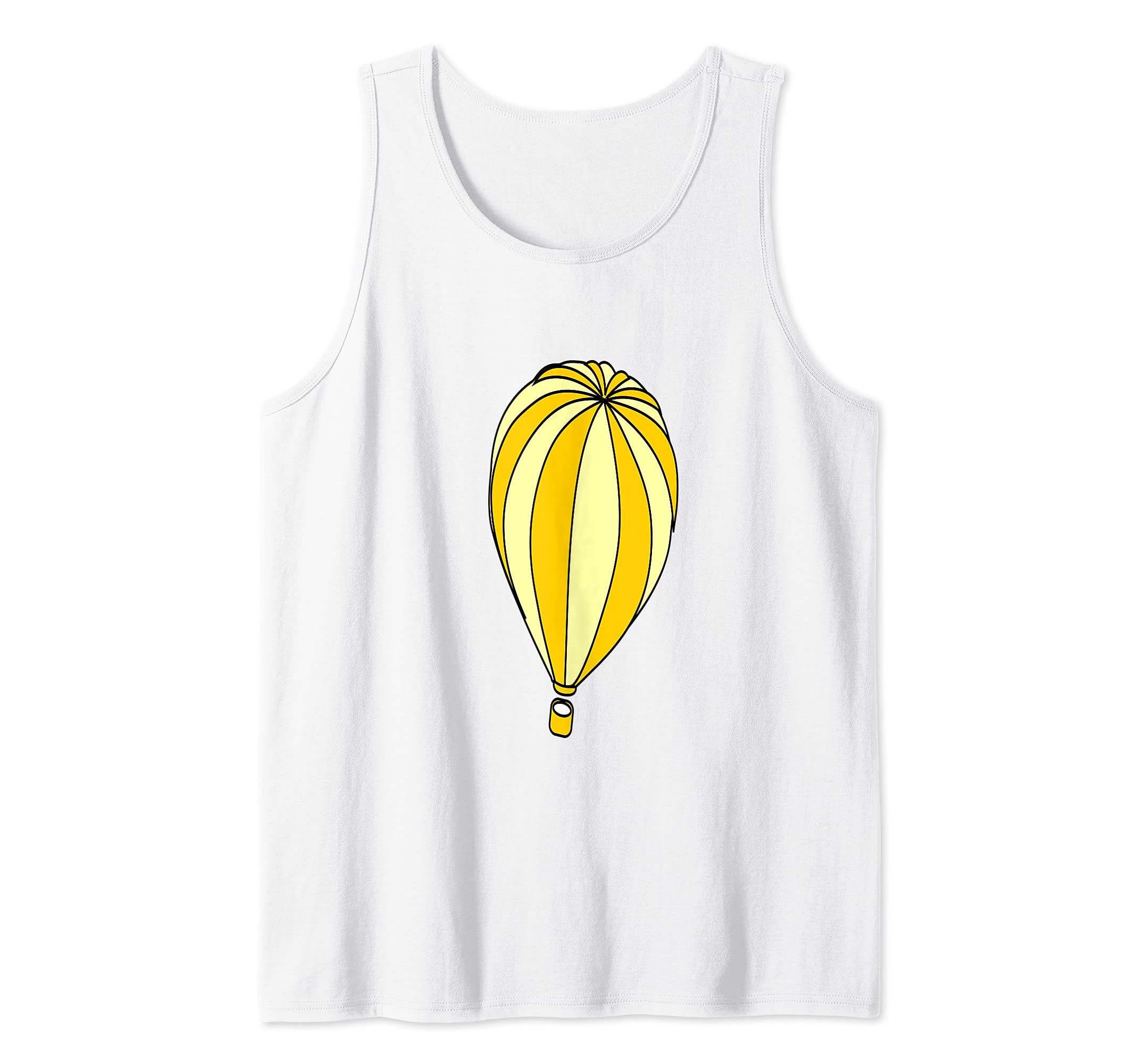 Yellow Hot Air Balloon Tank Top