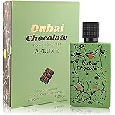 AFLUXE Men's Cologne Dubai Chocolate Noteds with Sweet Gourmand,Caramel & Pistachio - Eau de Parfum Long-Lasting Fragrance for Unisex Perfume, 3.40 Ounce / 100 ml Inspired Luxury Scent