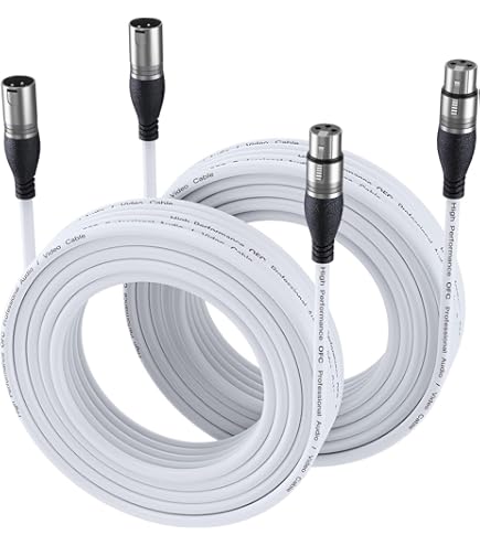 Amazon.com: Audio 2000s E80125 XLR Male to XLR Female 25 Feet