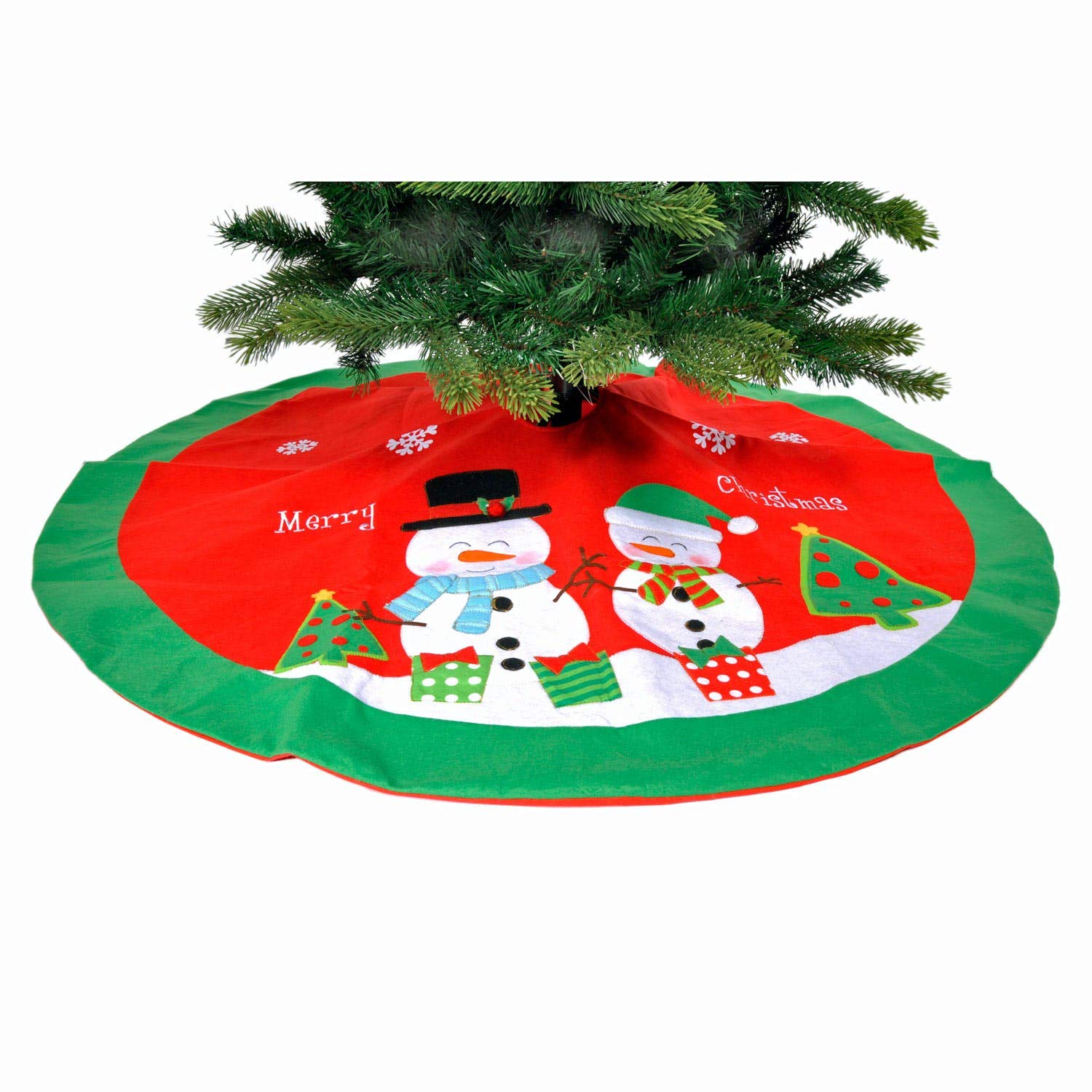 Festive Productions Felt Snowmen Felt Tree Skirt : 136cm : P020354