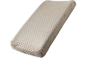 QUENESS BABY Changing Pad Cover, Soft Changing Table Sheets for Baby Boy and Girl, Diaper Changing Table Cover Fit 32"/34'' x 16" Pad (Tidal Foam)