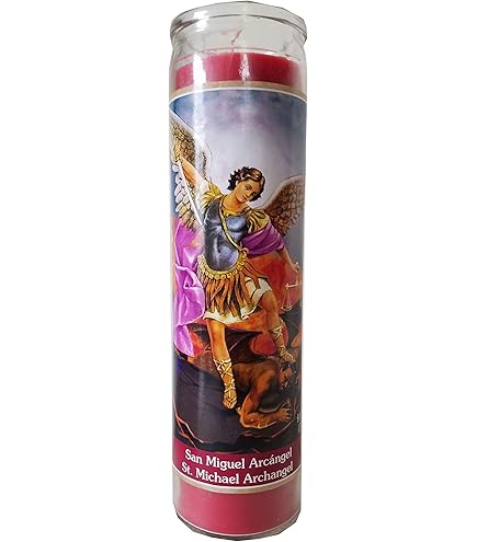 Amazon.com: 6 PCS Candle Saint Michael 7 Colors-SAN Miguel 7