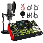 TENLAMP G9 Audio Mixer Bundle with Microphone for Streaming &amp; Karaoke | Easy streaming with noise reduction, voice effects, auto-tune and Bluetooth audio for karaoke, gaming and live content.