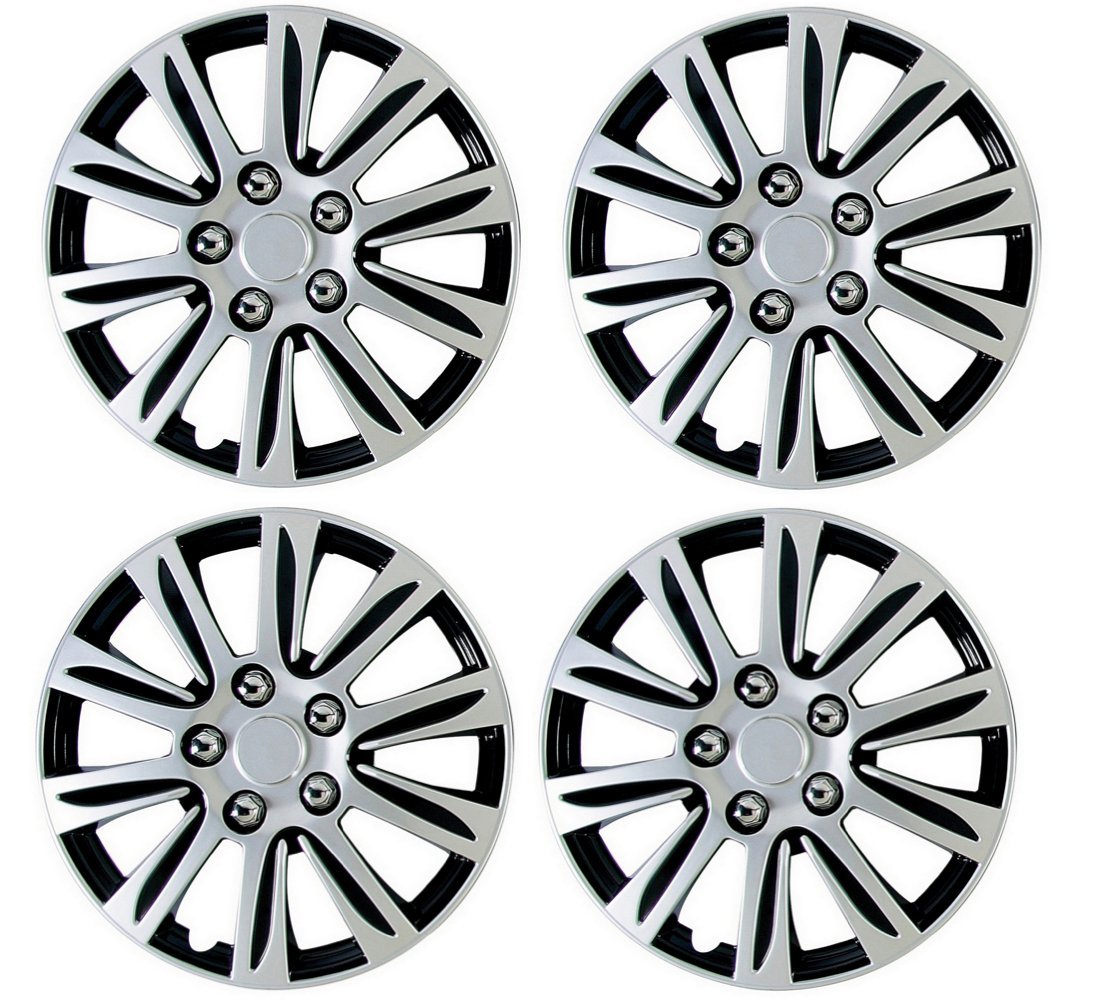 Set of 4 CAR+ Marina Bay 16 inch Hubcaps Easy to install 508136S Two