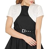 BlackButterfly Satin Bolero Shrug - Short Sleeve