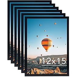 JCJMY 12x15 Black Picture Frame Set of
