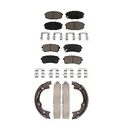 Transit Auto Front Rear Ceramic Brake Pads And