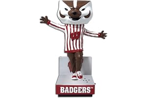 NATIONAL BOBBLEHEAD HALL OF FAME AND MUSEUM Bucky Badger Wisconsin Badgers School Song On, Wisconsin! Bobblehead NCAA