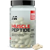 MuscleTech Peptide DL-185, Peptides Pills - Workout Supplement, 84 Capsules | 2000mg Dileucine for Muscle Growth, Repair &amp; Recovery - Boosts Muscle Protein Synthesis