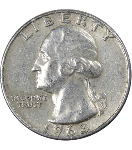 1962 D Washington Quarter Circulated Silver 25c Coin Collectible