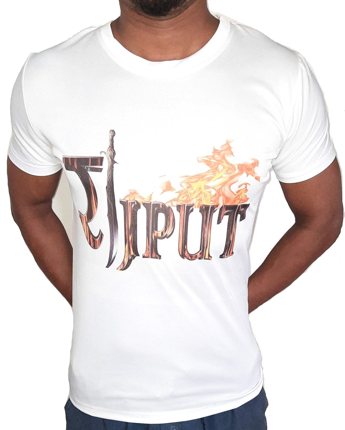 Buy Rajput Printed Half Sleeve Men Regular Fit T-Shirt at Amazon.in
