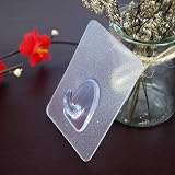 Sinye 6pk Anti-Skid Adhesive Wall Hooks Heavy Duty No Trace Nail Free Reusable view 2